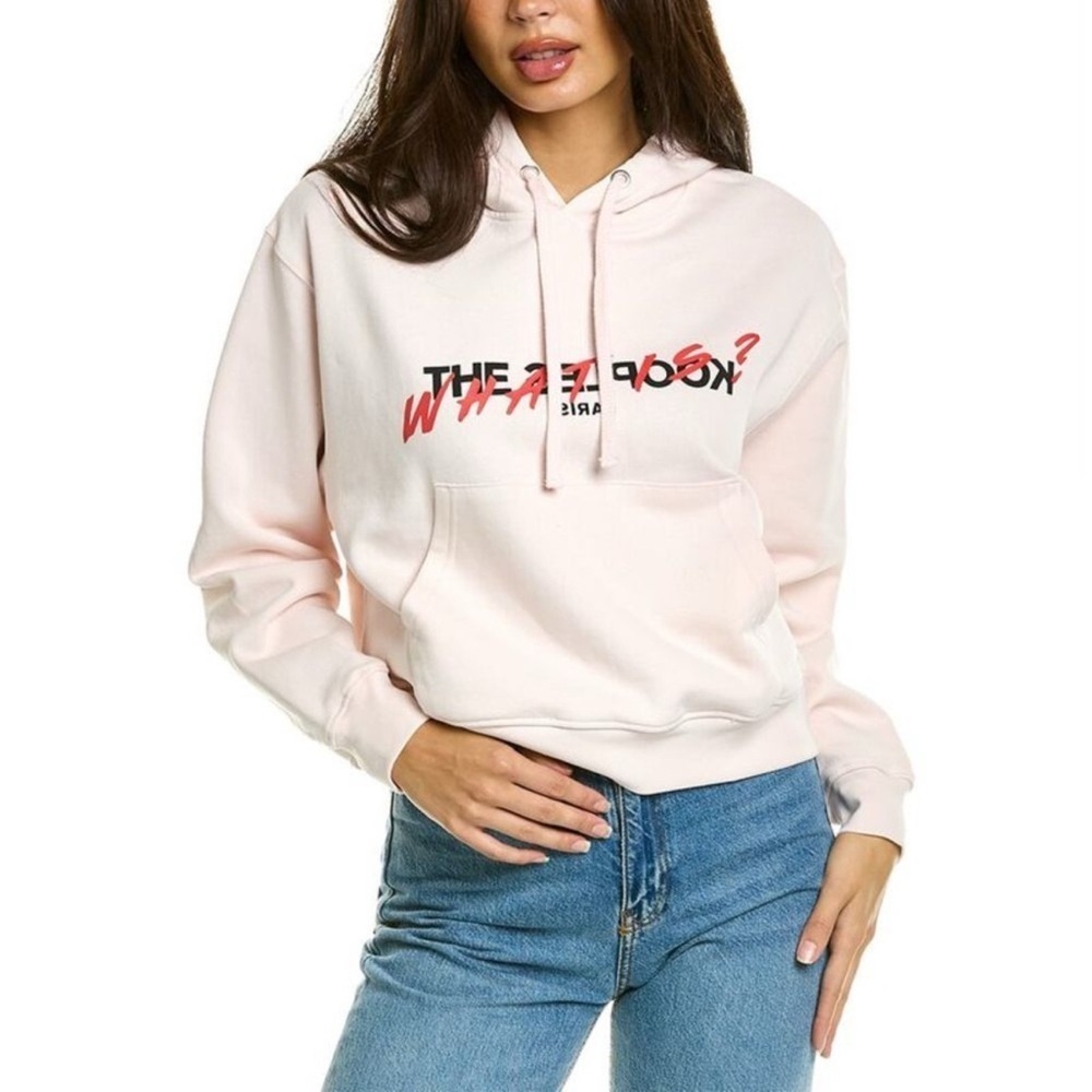 The Kooples Logo Hoodie - Size 0 (Xs) Pink - Nwt. B8